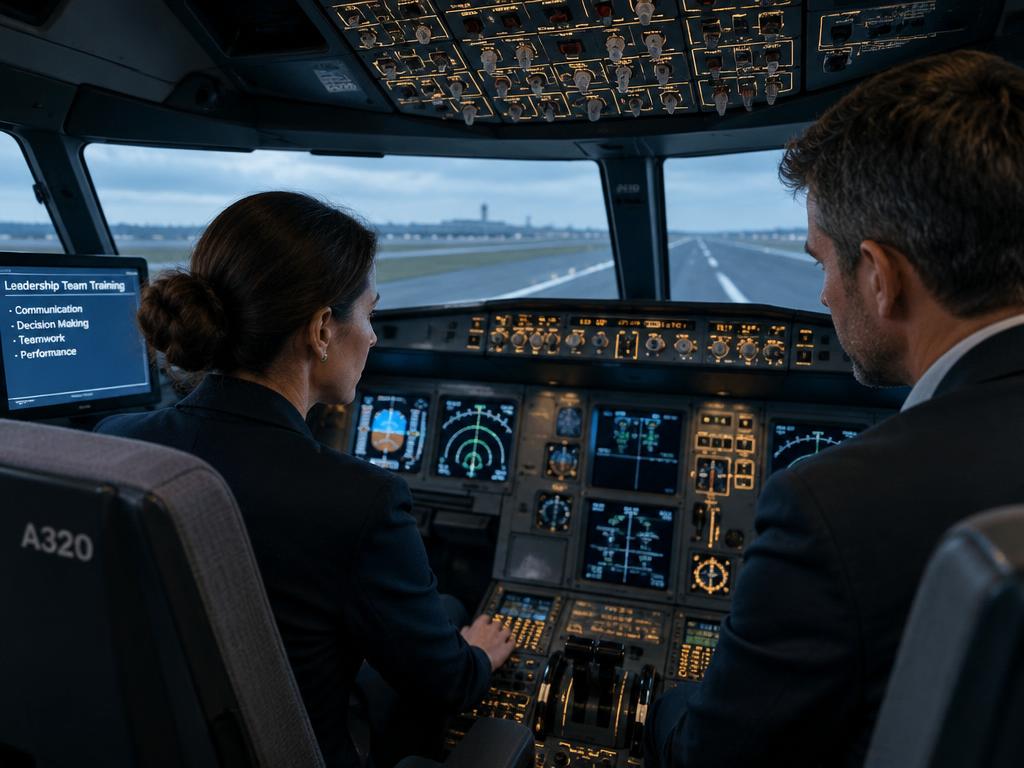 Training am A320 Flugsimulator